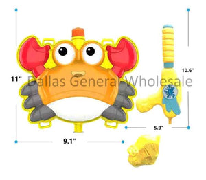 Toy Crab Back Pack Water Guns Wholesale