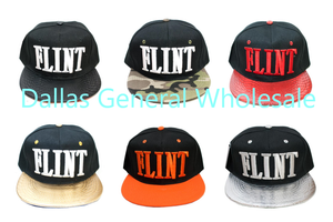 "Flint" Trendy Snap Back Caps Wholesale