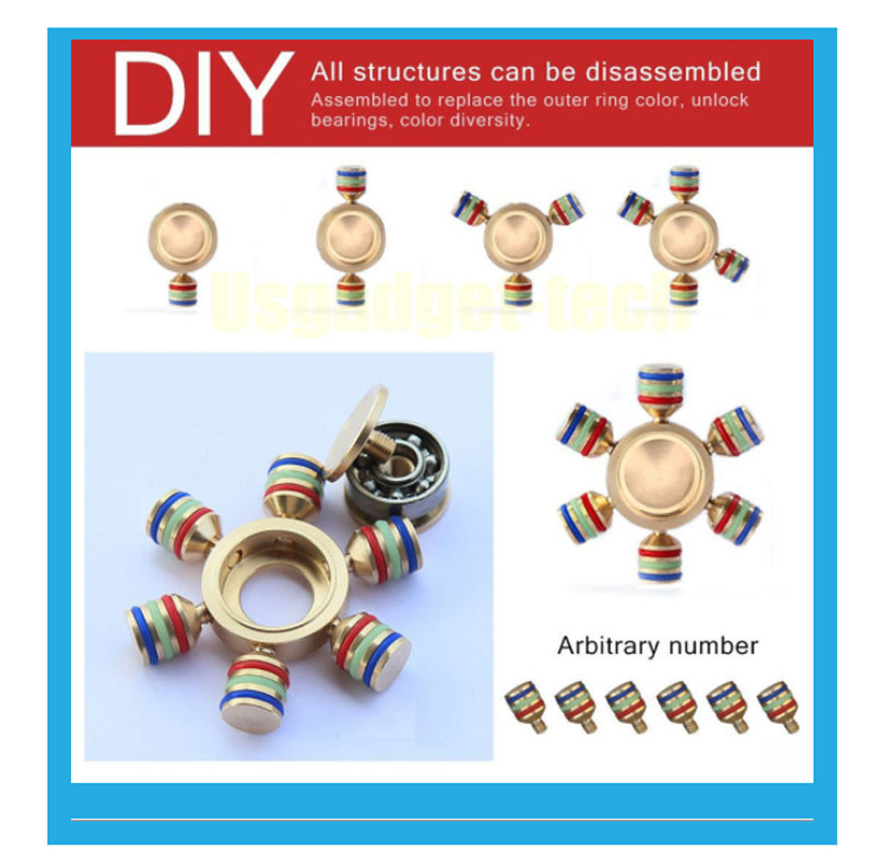 Metal DIY Fidget Finger Spinners Wholesale - Dallas General Wholesale