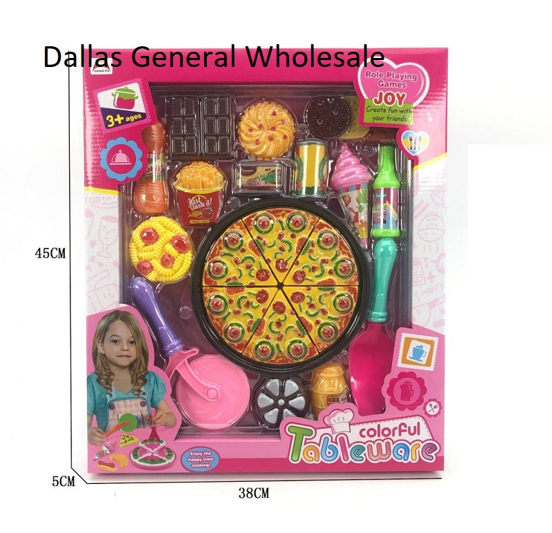 22PC Pizza Party Toy Play Set Wholesale