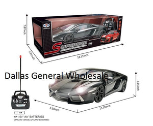 1:14 Electronic Toy R/C White Lamborghini Race Cars Wholesale