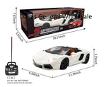 1:14 Electronic Toy R/C White Lamborghini Race Cars Wholesale