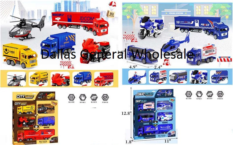 Toy Assorted Inertia Car Models Set Wholesale