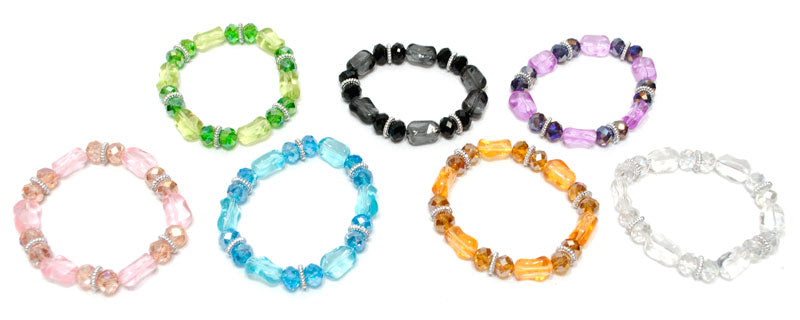 Girls Fashion Crystal Beads Bracelet Wholesale - Dallas General Wholesale