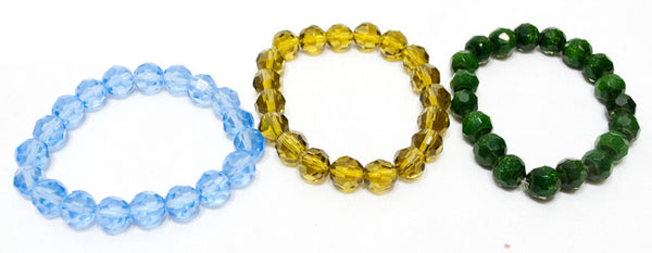 Wholesale Shell & Crystal Stretch Bracelets