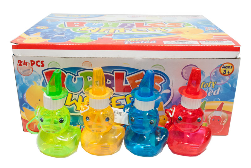 24 PC Duck shaped Bubbles Blower with Whistle - Dallas General Wholesale