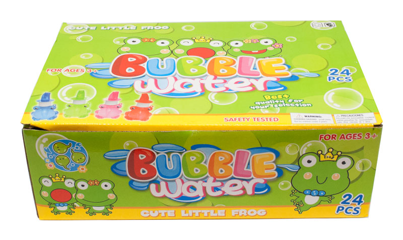 24 PC Frog shaped Bubbles Blower with Whistle - Dallas General Wholesale