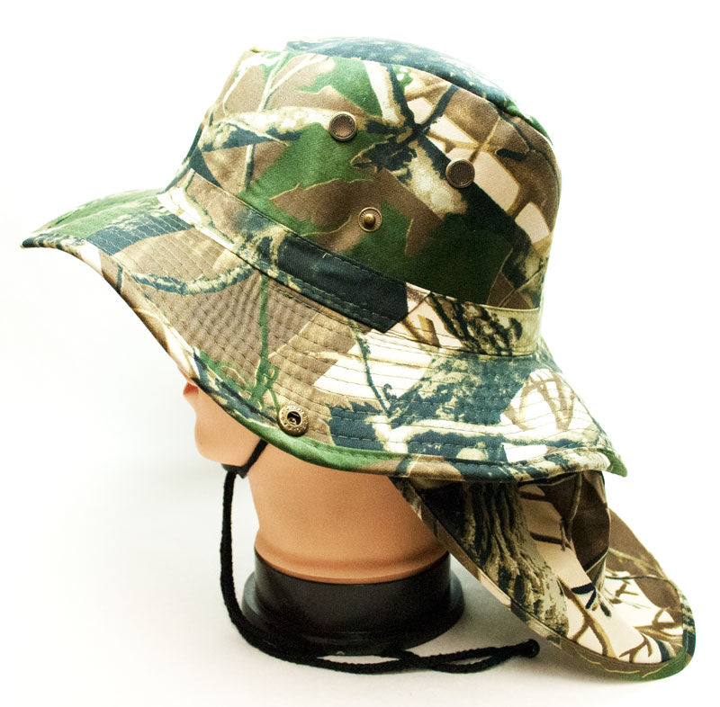 Digital Camo Bucket Hats with Flap Wholesale - Dallas General Wholesale