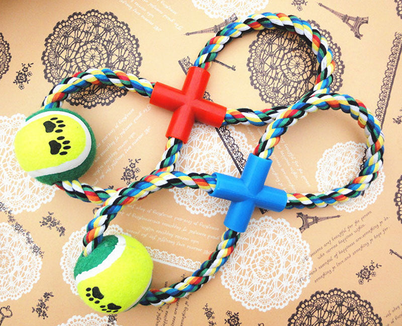 Assorted Dog Chewing Rope Toy - Dallas General Wholesale