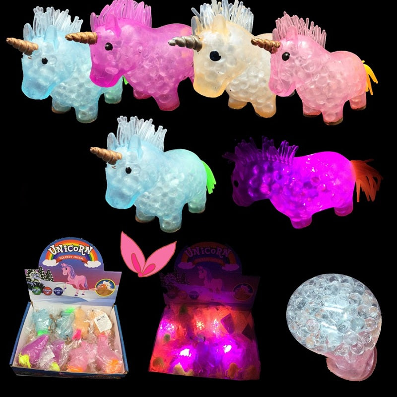Light Up Unicorn Squishy Toys Wholesale - Dallas General Wholesale