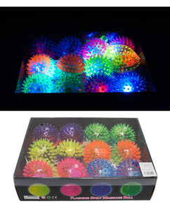 Flashing Light Up Squeezable Spike Yoyo Ball - Dallas General Wholesale