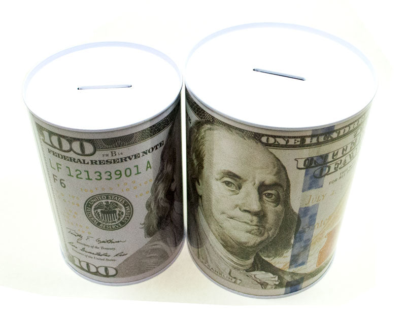 money box dollar tree Franklin Benjamin Dollar Piggy Bank