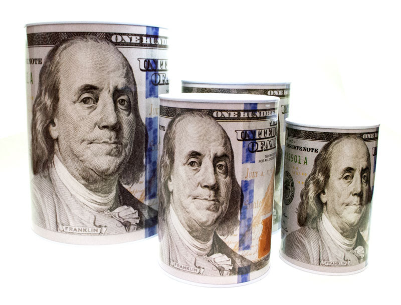 dollar tree money bank Franklin Benjamin Dollar Piggy Bank