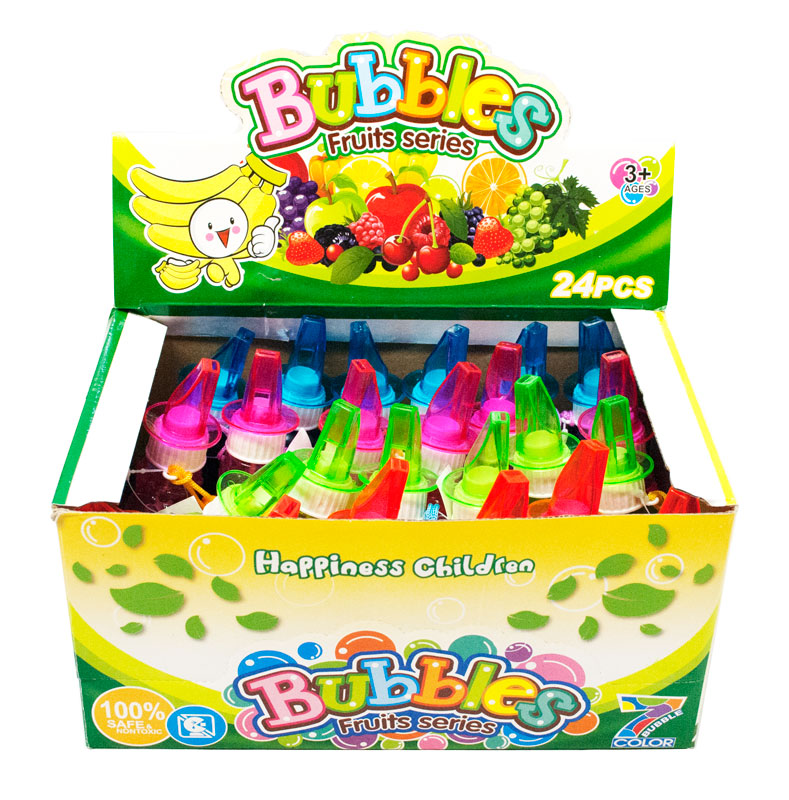 Fruit Designed Bubbles with Whistles Wholesale - Dallas General Wholesale