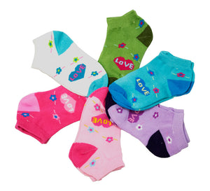 Little Girls Low Cut Socks - Dallas General Wholesale