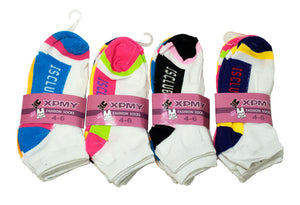 Girls Plain Cotton Ankle Socks - Dallas General Wholesale