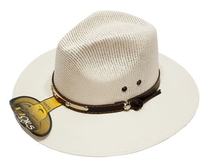 leather dress hats Men's leather hat cap narrow visor jazz borsalino brown leather New York