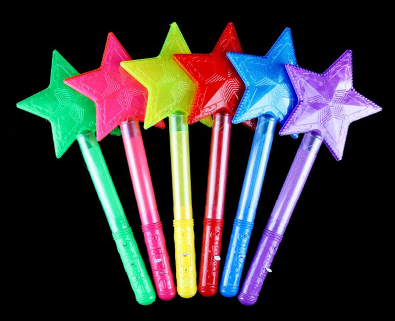 Light Up Star with Handle - Dallas General Wholesale