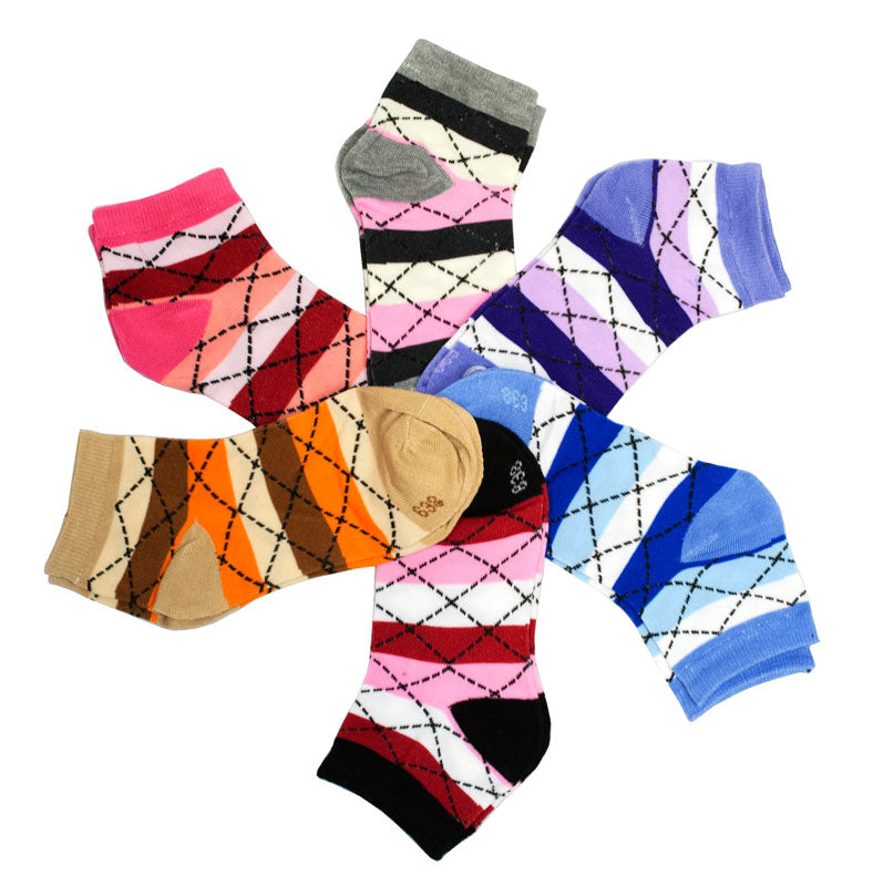 Ladies Cotton Casual Ankle Socks - Dallas General Wholesale