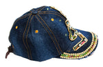 "LOVE" Studded Fashion Jean Casual Caps - Dallas General Wholesale