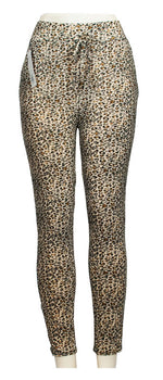 Animal Printed Pull On Casual Pants - Dallas General Wholesale