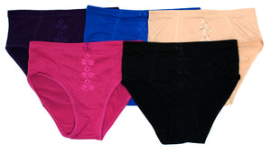 Ladies Plus Size Stretchy Lace Floral Underwear - Dallas General Wholesale