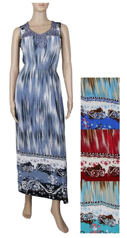 Ladies Fashion Apparel Long Maxi Dress Wholesale - Dallas General Wholesale