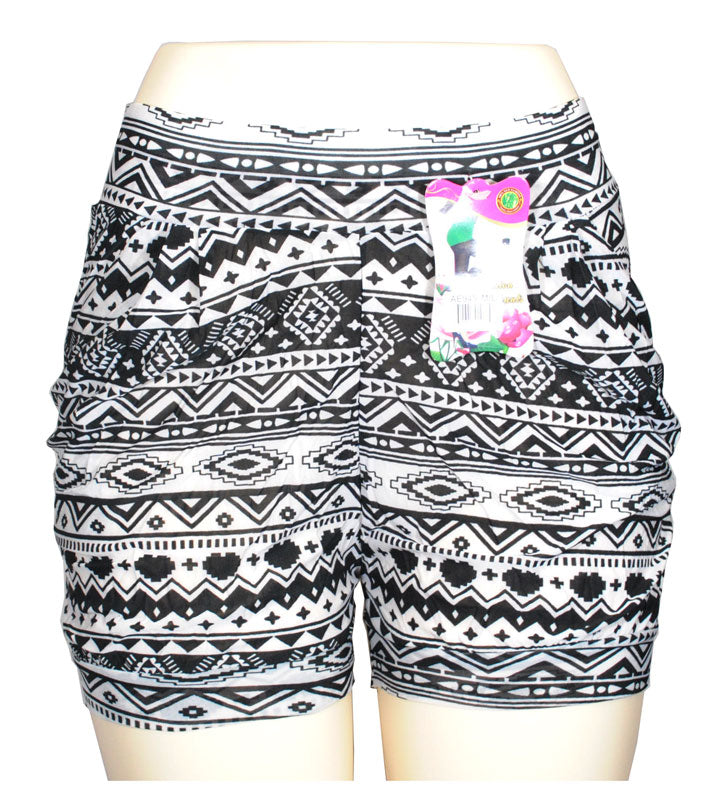 Casual Comfy Pull On Printed Shorts - Dallas General Wholesale