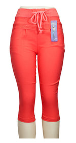 Girls Pull On Casual Capris Pants - Dallas General Wholesale