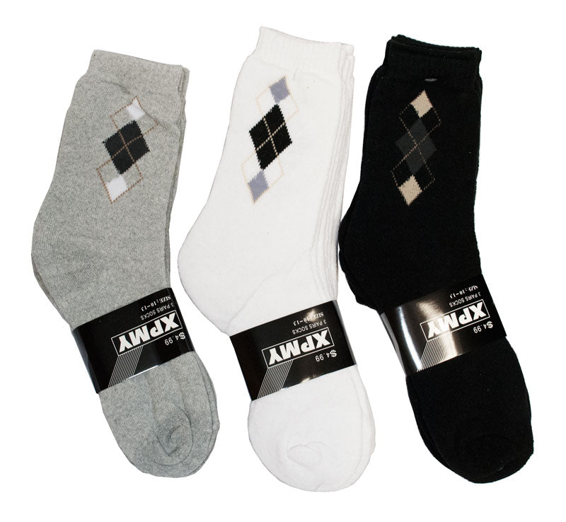 Men's Casual Tube Socks Size 10-13 - Dallas General Wholesale