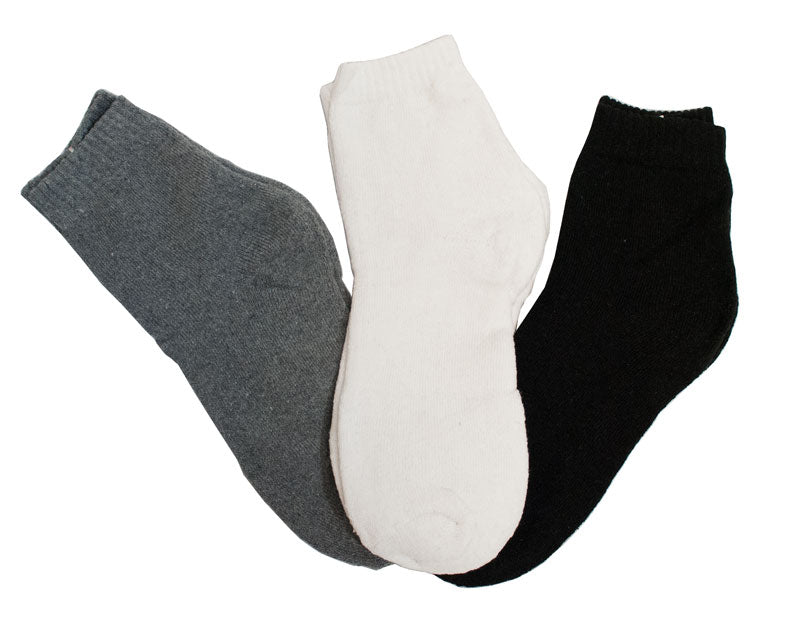 Men Solid Color Ankle Socks Wholesale - Dallas General Wholesale