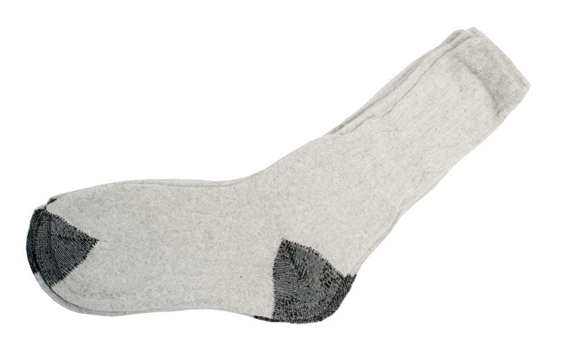 Men Grey Cotton Crew Socks - Dallas General Wholesale