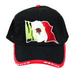 Casual Baseball Caps with "Mexico Flag" Designs - Dallas General Wholesale