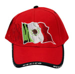 Casual Baseball Caps with "Mexico Flag" Designs - Dallas General Wholesale