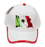 Casual Baseball Caps with "Mexico Flag" Designs - Dallas General Wholesale