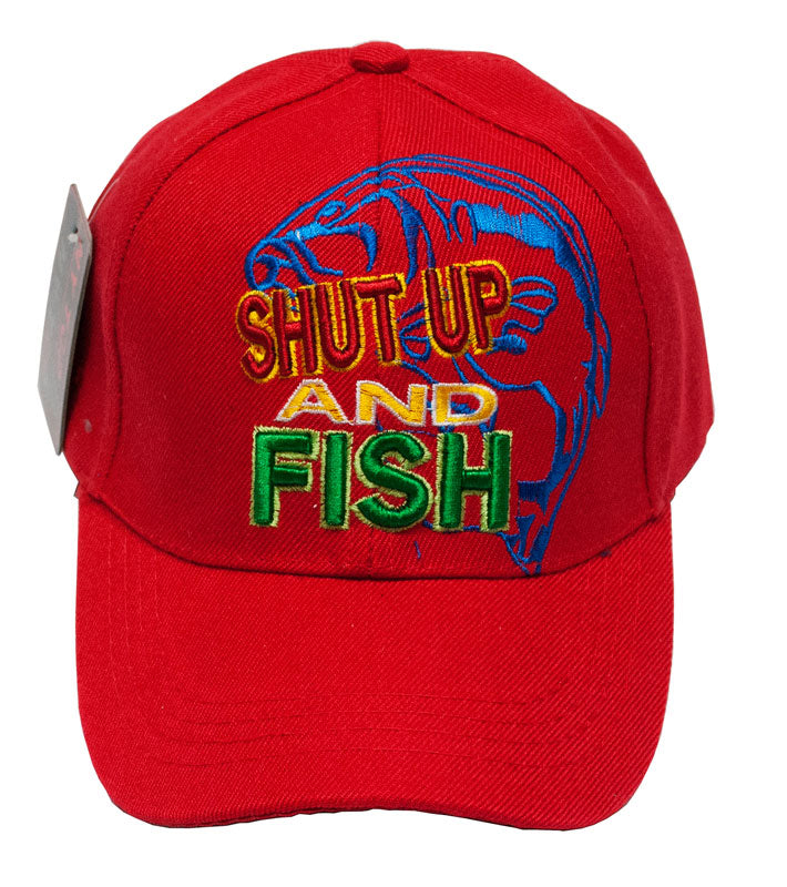SHUT UP AND FISH Casual Baseball Caps - Dallas General
