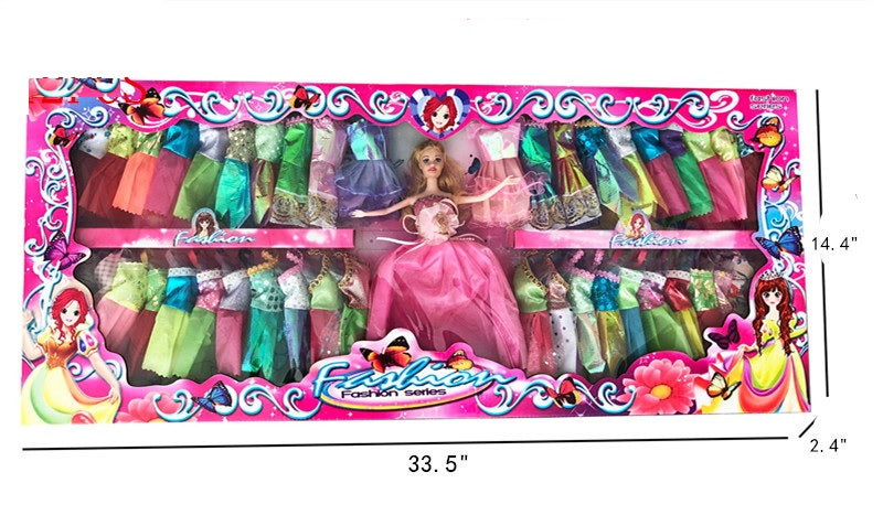 36 PC Princess Doll Closet Play Set Wholesale - Dallas General Wholesale