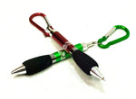 Aluminum Snap Keychain With Pen - Dallas General Wholesale