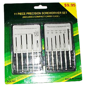 11 PC Precision Screwdriver Set - Dallas General Wholesale