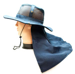 Solid Color Mesh Boonie Hats with Flap Neck Cover - Dallas General Wholesale