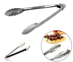 Food Tongs, Kitchen Tongs, Stainless Steel Serving Tongs With
