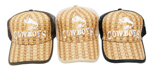 "Cowboy" Casual Mesh Summer Caps Wholesale - Dallas General Wholesale