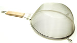 Stainless Steel Colander with Wooden Handle - Dallas General Wholesale