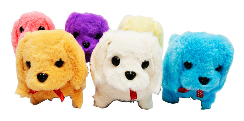 Toy Fluffy Dogs Barks & Walks - Dallas General Wholesale