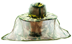 Camouflage Mesh Bucket Hats with Vented Neck Cover - Dallas General Wholesale
