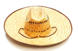 Vented Foldable Wide Brim Sombrero Straw Hats - Dallas General Wholesale