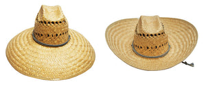 Foldable Vented Straw Sombrero Hats - Dallas General Wholesale