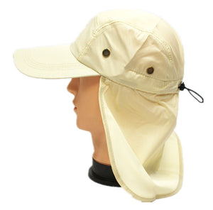 Caps with Neck Flap Protection - Dallas General Wholesale