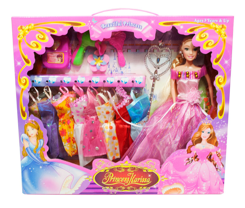 14 PC Girls Fashion Doll Closet Play Set Wholesale - Dallas General Wholesale