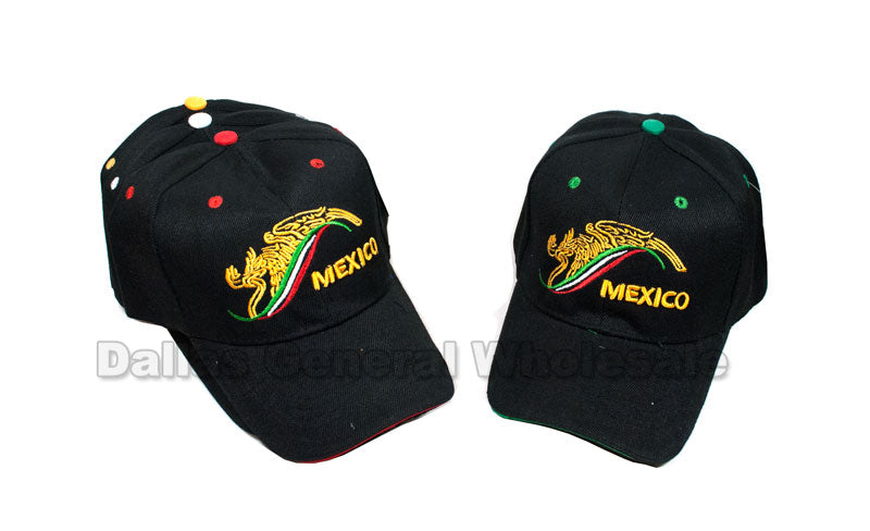 "Mexico" Adults Baseball Caps Wholesale - Dallas General Wholesale